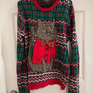 Cat Ugly Christmas Sweater